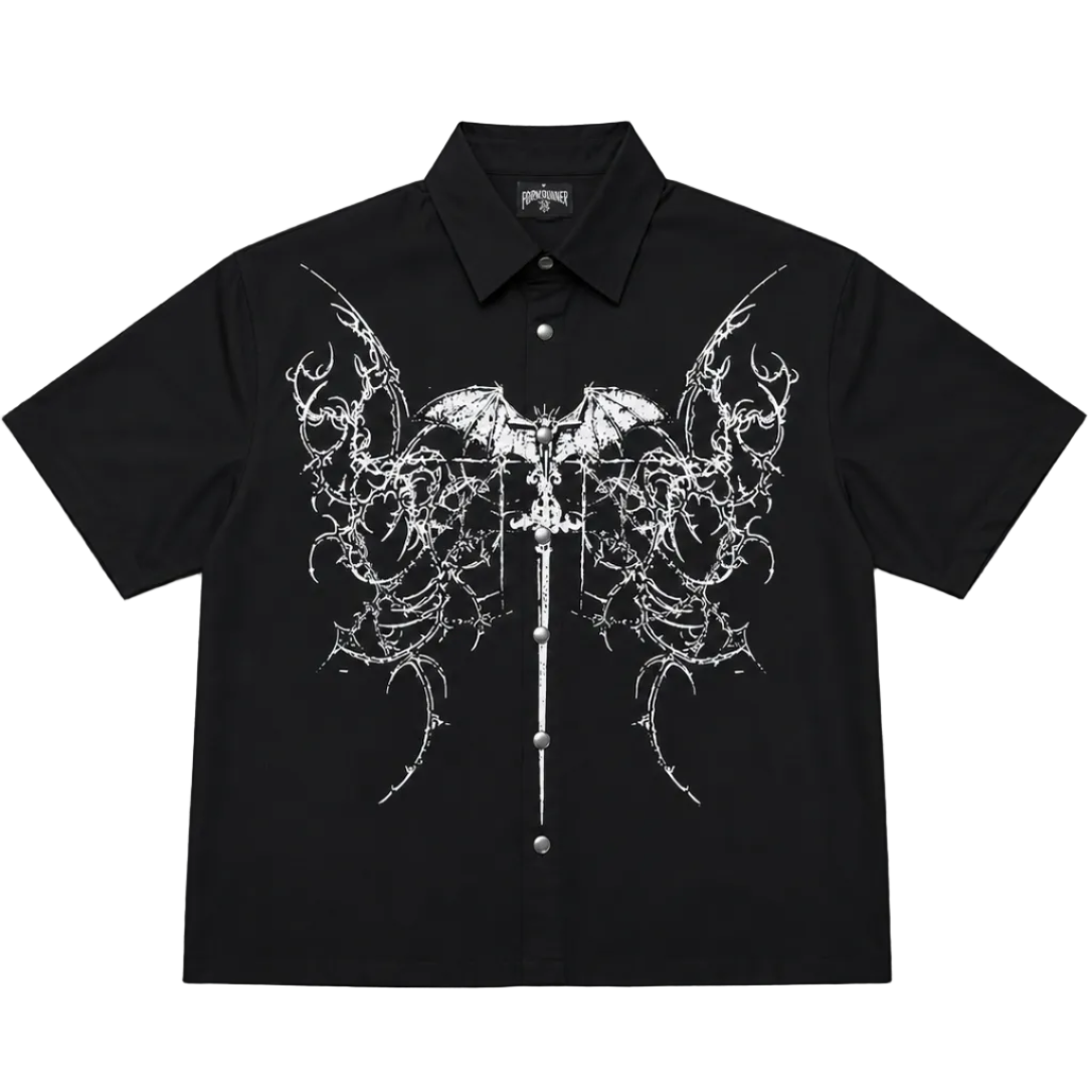 Bat Button-Up